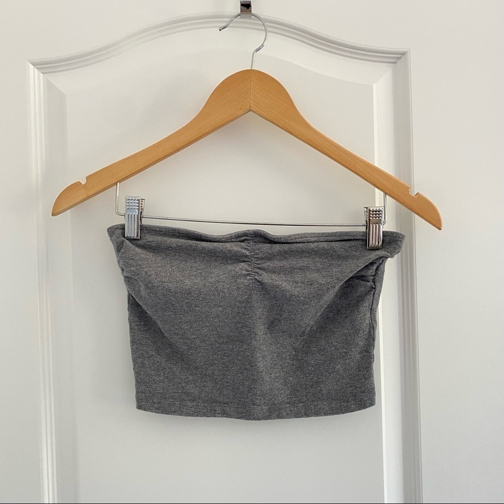 ❄️ Garage Grey Tube Top​​​​​